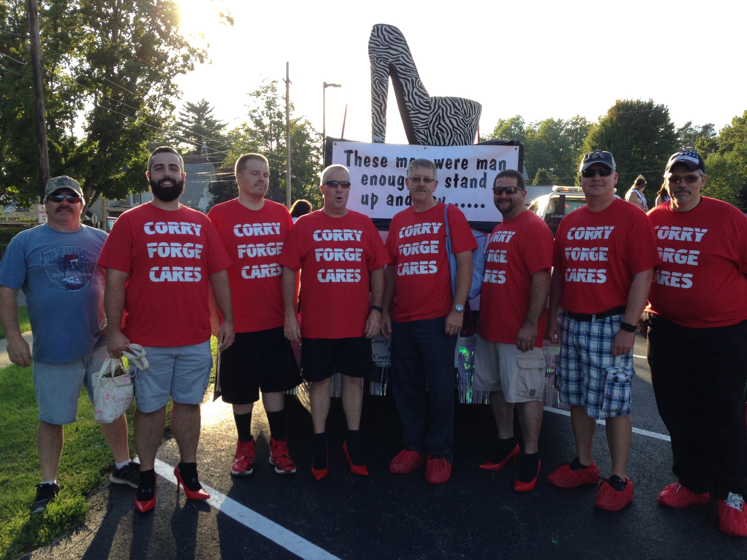 walk a mile in her shoes participants